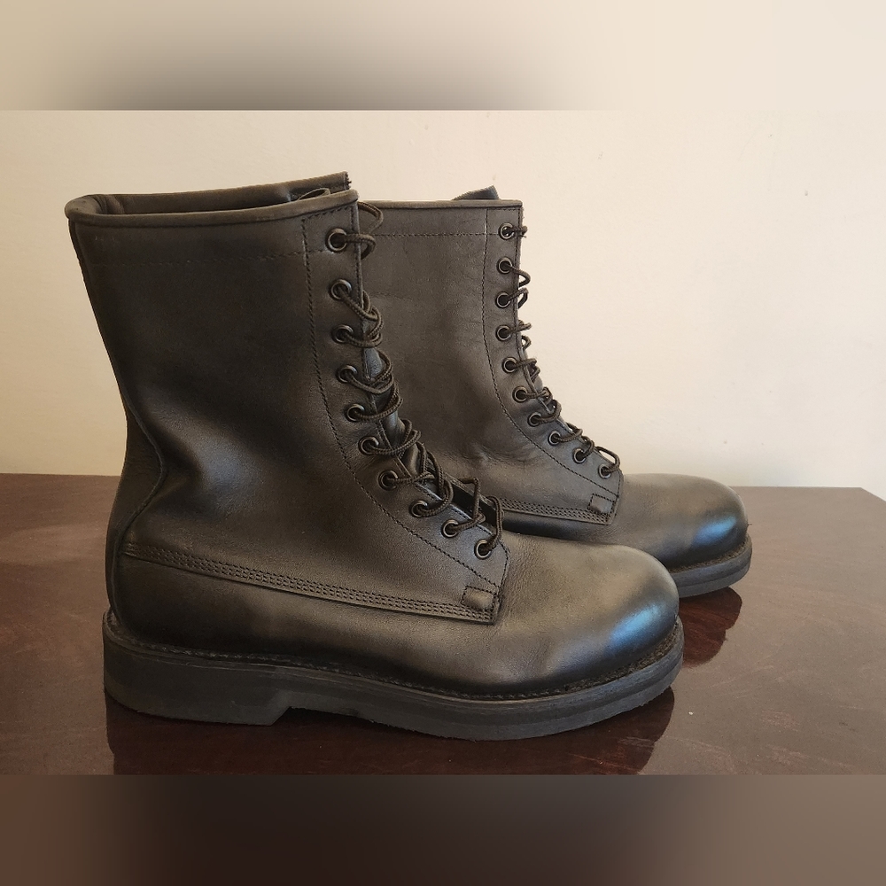 Addison Shoe Company Steel-Toe Military Boot 9.5D